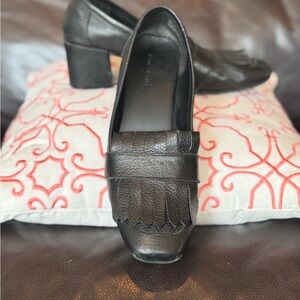 💸 5 for $50 Kenneth Kole Women's Black Leather Loafers